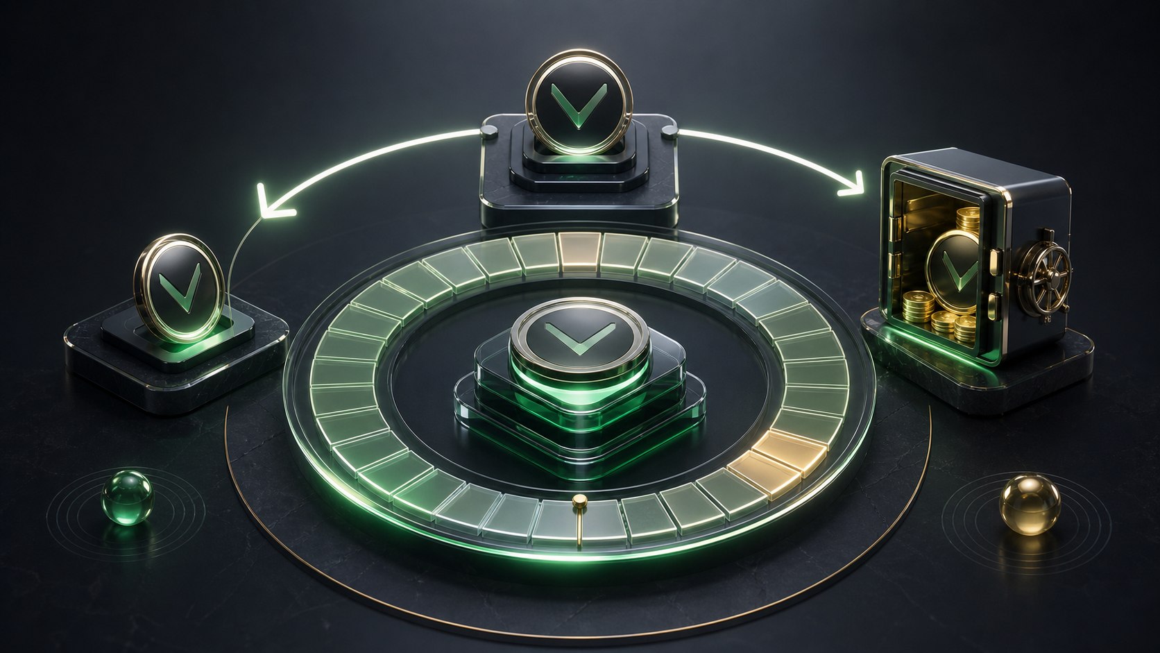 ValorX staking maturity workflow visual